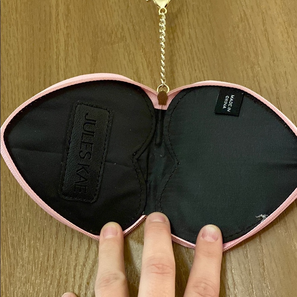 Pink Heart-Shaped Keychain - Picture 2 of 2
